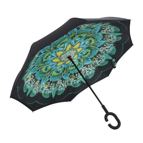 AussieSuperStore Homeware Supplies Double Layer Windproof UV Protection Reverse folding Umbrellas CBCUMBRELLAPEAN